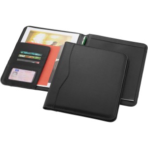 Ebony A/4 műbőr mappa, jegyzettömbbel, fekete (mappa)