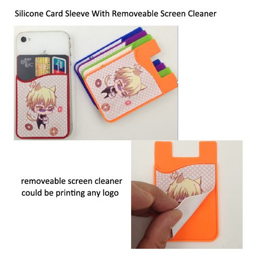 Szilikon k�rtyatart� �s mikrosz�las k�perny�tiszt�t� 