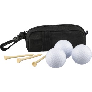 Golfszett, RPET, fekete