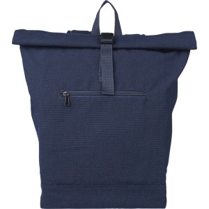 Rolltop hátizsák újrahasznosított anyagból, kék (hátizsák)