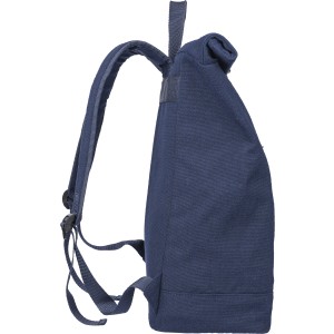 Rolltop hátizsák újrahasznosított anyagból, kék (hátizsák)