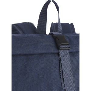 Rolltop hátizsák újrahasznosított anyagból, kék (hátizsák)