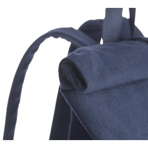 Rolltop hátizsák újrahasznosított anyagból, kék (hátizsák)