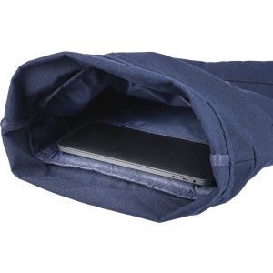 Rolltop hátizsák újrahasznosított anyagból, kék (hátizsák)