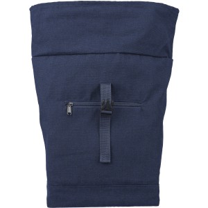 Rolltop hátizsák újrahasznosított anyagból, kék (hátizsák)