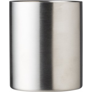 Rozsdamentes acél bögre, 300 ml, ezüst (bögre)