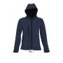 Sols Replay női kapucnis softshell dzseki, French Navy
