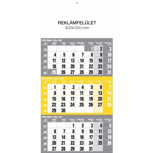 Speditr (12 lapos), tztt fejlappal, srga