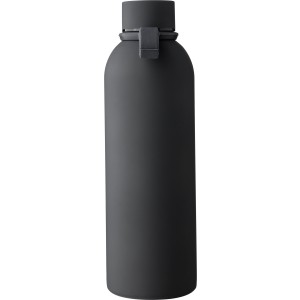 Újraacél duplafalú termosz, 500 ml, fekete